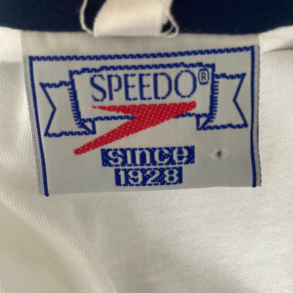 Vintage Great Britain Diving Team Blue Red White Speedo Track Jacket - Picture 11 of 16